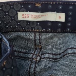Levi's 525 perfect waist straight jeans